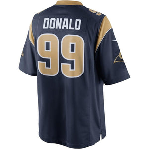 AARON DONALD LOS ANGELES RAMS SUPER BOWL JERSEY - NAVY