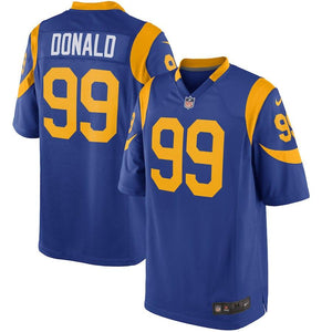 AARON DONALD LOS ANGELES RAMS SUPER BOWL YOUTH GAME JERSEY - ROYAL