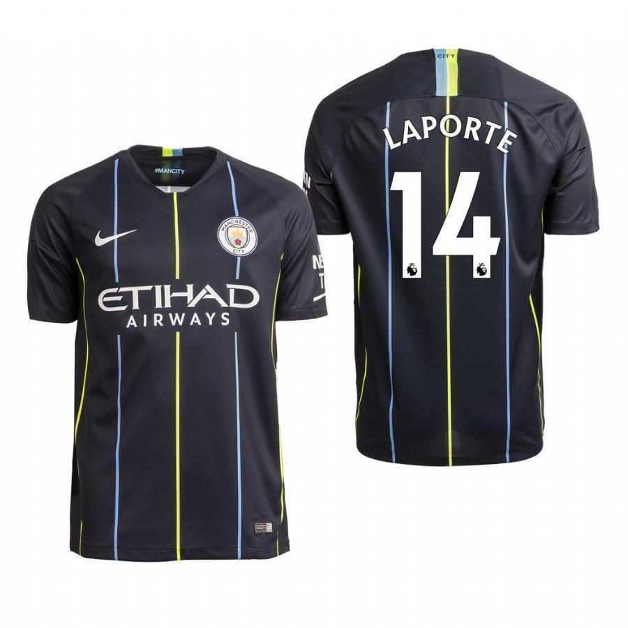 Aymeric Laporte Manchester City Away Jersey 2018/19